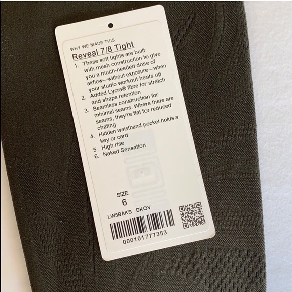 Lululemon Reveal Yoga Tight - Picture 6 of 6